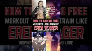 Eren Yeager Workout Routine(s) from Attack On Titan! 💪🏼