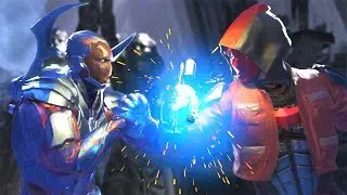 INJUSTICE 2 - ALL RED HOOD vs BLUE BEETLE DIALOGUE!!! 