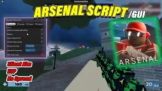 ROBLOX Arsenal Script / Hack GUI | Silent Aim, ESP, No Recoil, Aimbot | Solara Support PC/Mobile