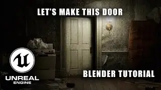 Create a Resident Evil 7 Style Door in Blender | 3D Modeling Tutorial