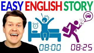 Dan Goes to Work | Easy Story for Adult ESL | English Listening Comprehension for Absolute Beginners