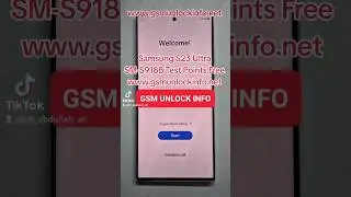 Samsung S23 Ultra SM-S918B Android 14 Frp Reset Done BY GSM UNLOCK INFO #gsm_unlock_info