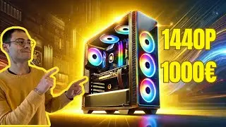 Un PC Gamer pour la 1440p avec 1000€ seulement !