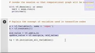 Deep Learning 7: Simple Examples of Variables, Constants and Placeholders in TensorFlow  (Part B)