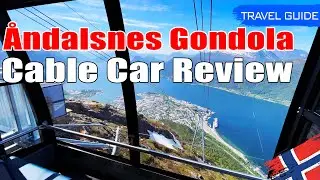 Romsdalsgondolen - Gondola Lift in Åndalsnes, Norway, Cable Car Review, 4k