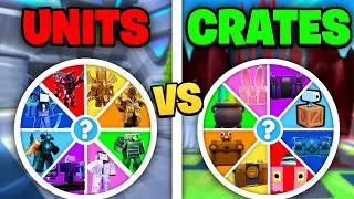 CRATE WHEEL vs UNIT WHEEL In Toilet Tower Defense..