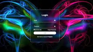 Animated Login Form using HTML and CSS || Responsive Login Page HTML & CSS || Learn Programming