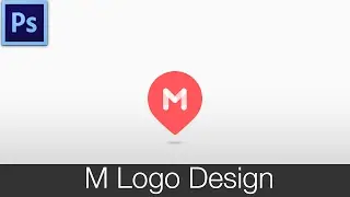 Photoshop Tutorial | M Logo Design - PS #8