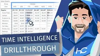 Integrating Time Intelligence Filters with Drillthrough in Power BI