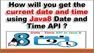 Java 8 Date Time API