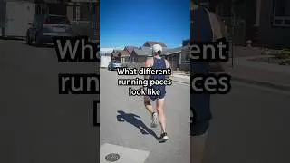 What different running paces look like 🏃‍♂️