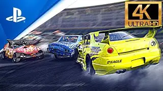 Wreckfest: 4k Ultra Realistic Graphics Gameplay on PC - THIS GAME IS SO MUCH FUN! [4K60FPS]