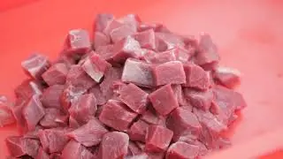 Машина Holac Cubixx 150 для нарезки мяса сала сыра на кубики ломтики Промышленная шпигорезка