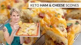 Keto Ham & Cheese Scones are DELICIOUSLY EASY!