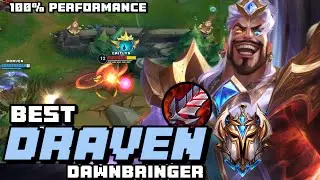 Wild Rift Draven - Best Draven Dawnbringer Gameplay Challenger Ranked