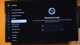 How to Turn On/Off Restricted Mode on YouTube on Smart TV