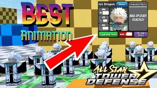 Toshiro/Ice dragon has the BEST ANIMATION IN ALL STAR TOWER DEFENSE . Toshiro showcase astd