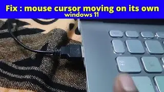 Fix mouse cursor moving on its own windows 11 | mouse moving on its own windows 11 | cursor moving