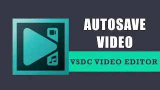 How to enable the auto save option in VSDC Free Video Editor?