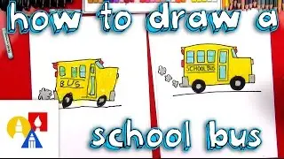 How To Draw A School Bus