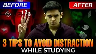 3 Tips to Avoid Distraction While Studying 🤯| Study Motivation| Prashant Kirad