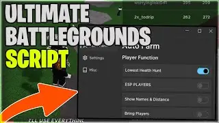 [CURSED MENTOR] Roblox Ultimate Battlegrounds Script Auto Farm Kill Aura & ESP Pastebin 2024