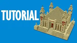 Tutorial: Minecraft Desert Temple Upgrade #howtobuild