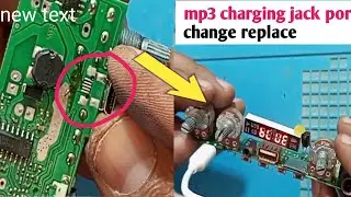 Mp3 charging jack port problem solution | MP3 broken charging Jack change kaise karen