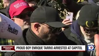 Proud Boy Enrique Tarrio arrested at US Capitol, authorities say