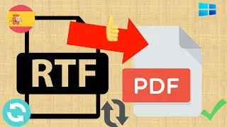 Cómo convertir un archivo RTF en PDF 🫡 fácil y rápido ↔️ 2 métodos.