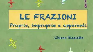 Frazioni proprie, improprie, apparenti