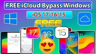 😍🎁 FREE iCloud Bypass Windows iOS 17/16/15 iPhone/iPads| PaleRa1n CheckRa1n Jailbreak Windows iOS 17