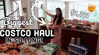 🤯 ENORMOUS $1,711 COSTCO HAUL Large Family Grocery Haul (MOM TO 6)