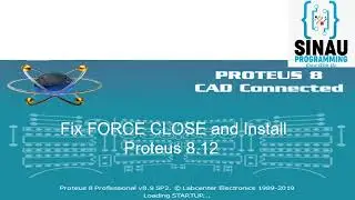 Fix FORCE CLOSE and Install Proteus 8.12