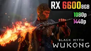 Black Myth: Wukong : AMD RX 6600 8GB - 1080p vs 1440p