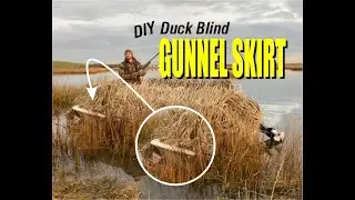 DIY Duck Hunting Boat Gunnel Skirt - Camouflage Your Boat Like a Pro!