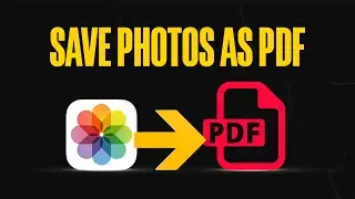 How to Convert a Photo to a PDF on iPhone?