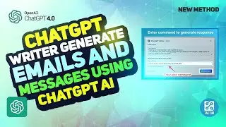 ChatGPT Writer | Generate Emails and Messages using ChatGPT AI 2025