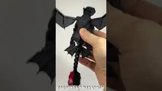 Ночная фурия #беззубик #3dprinting #сделал на #3d принтере #bambulab