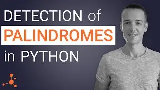 Detection of PALINDROMES | Python recursive function to identify symmetric strings