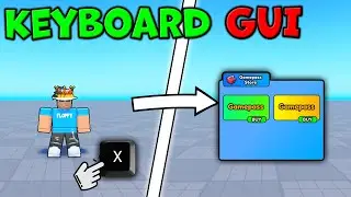 How to make a KEY (X) to open a GUI | Roblox Studio