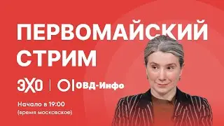 Первомайский стрим в поддержку «Эха» и «ОВД-Инфо»