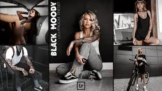 Black Moody preset - Lightroom presets | Black presets | instagram filters | dark lightroom presets