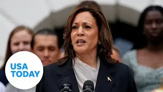 Kamala Harris makes first speech since Joe Biden endorsement | USA TODAY