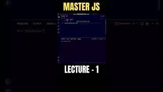 JavaScript tutorial for Beginners to Experts | JS LECTURE NO. 1 