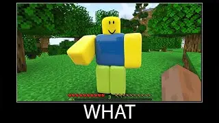 Minecraft wait what meme part 213 realistic minecraft Roblox