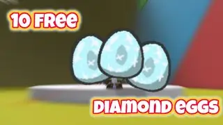 10 Free Diamond Eggs | Bee Swarm Simulator