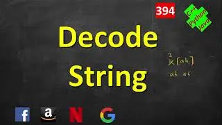 Decode String | LeetCode 394 | C++, Java, Python