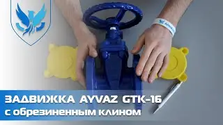 ⛲️🔶 Задвижка с обрезиненным клином Ayvaz GTK-16 Ду 50 🎥 видео обзор задвижка клиновая чугунная