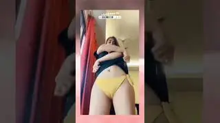 cewek tercantik bikini kuning aduhai sexy sekali #shorts #agenbet38